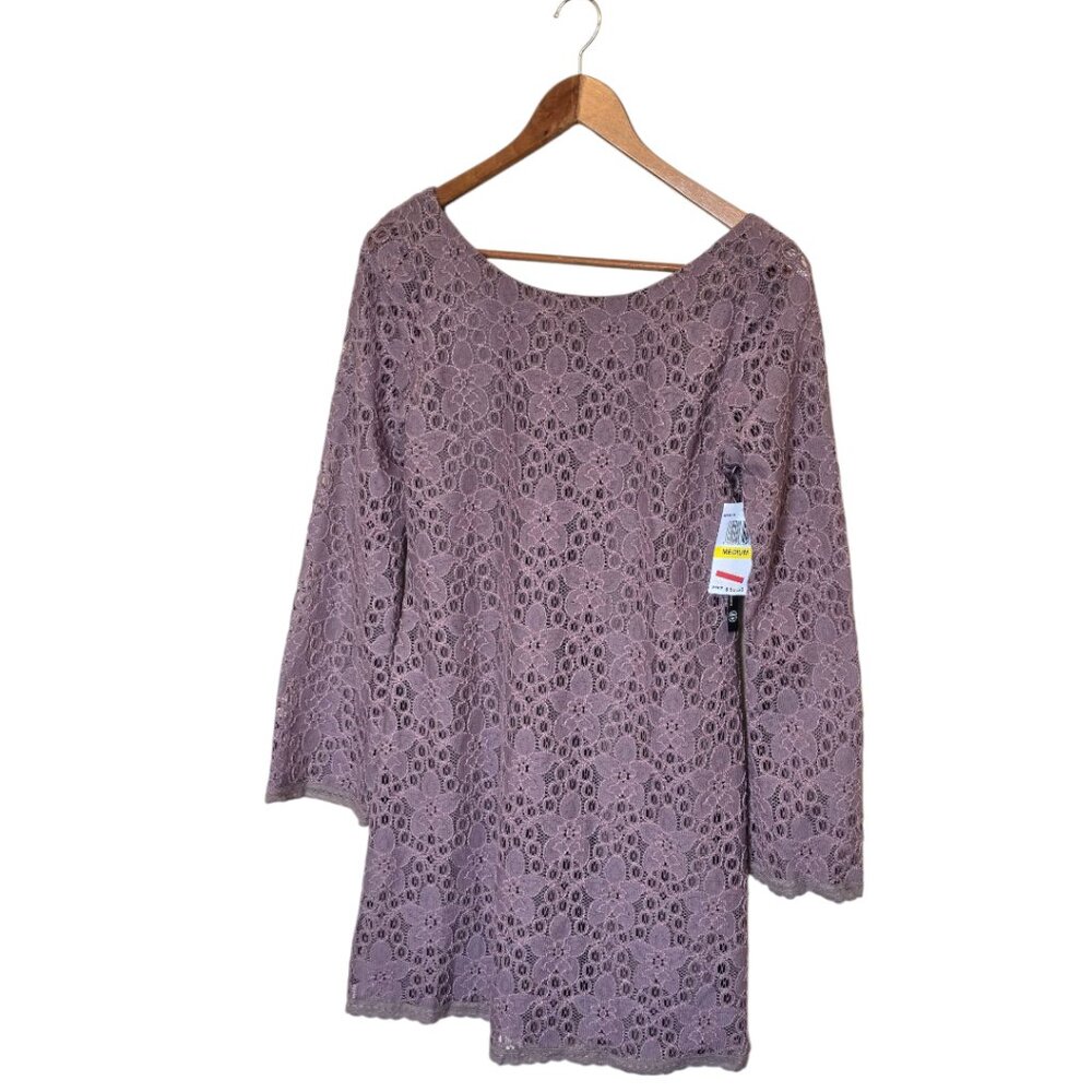 🏷️ NWT  🏷️   AS U WISH Lace Long Sleeve Dress sz M🏷️ NWT  🏷️